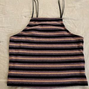 Wild Fable Striped Crop Tank Top